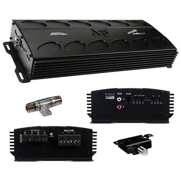 Audiopipe Audiopipe APMN2250 2200W 2 Channel Mini Amplifier Full Range Class D APMN2250